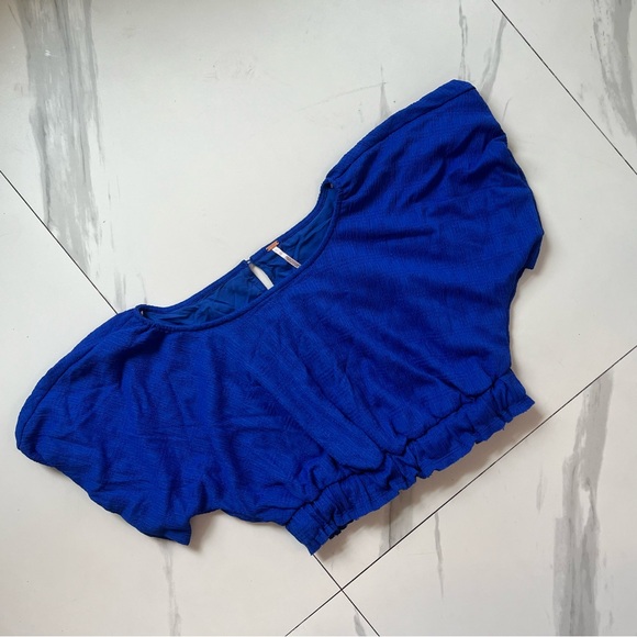 Free People Blue Cropped Top from the Tovah Set *Rare Find* - Picture 9 of 9